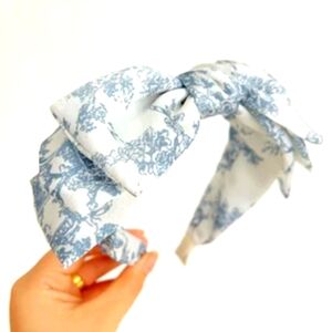 Handmade Headband Japanese Fabric White